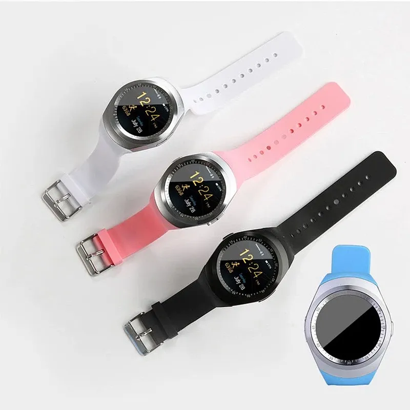 Fullscreen round smart watch with high quality 2019 new fashion fitness smart android watch