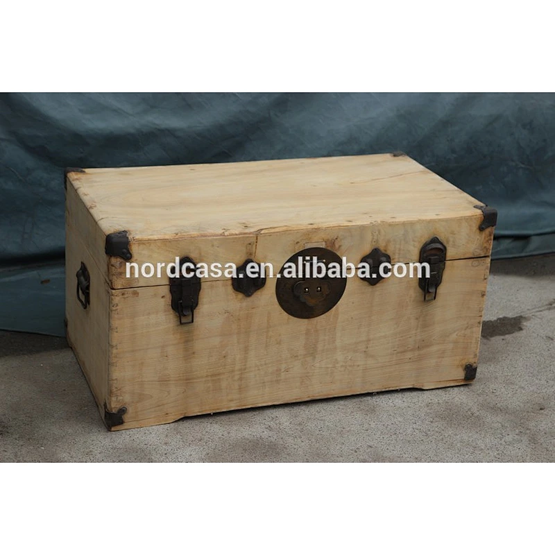 Chinese antique natural camphor wood trunks