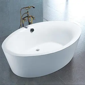 China Wholesale Cheap Freestanding Clear Acrylic Soaking Bathtub Modern Bathtub