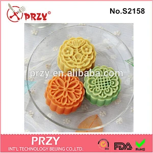 DIY handmade round shape silicone molds for soap making