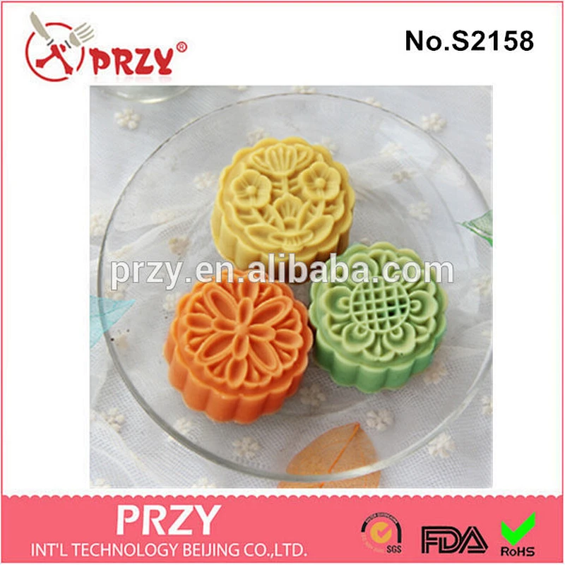 DIY handmade round shape silicone molds for soap making