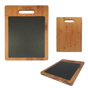 Bamboo Cutting Board w/ Slate Insert