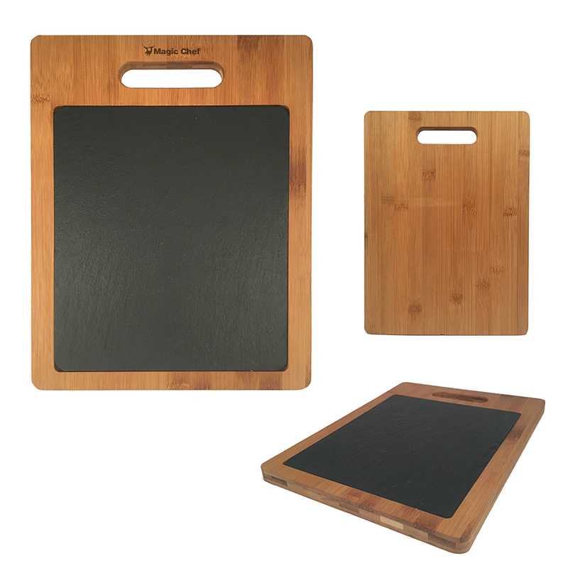 Bamboo Cutting Board w/ Slate Insert