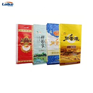 bopp laminated 5kg 20kg 50kg size pp woven rice bag