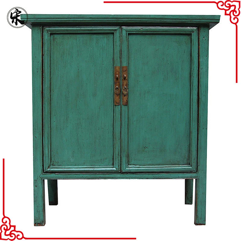 chinese antique old solid wood pine sideboard furniture