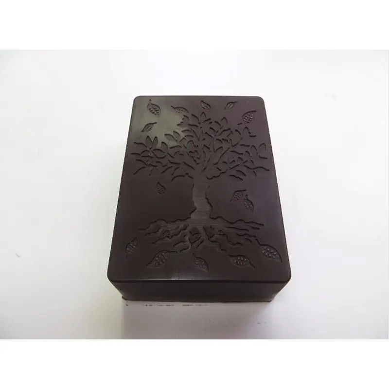 QT0054 square shape tree stamp handmade soap mold silicone chocolate mould przy