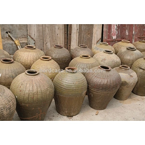 chinese black antique jar Ceramic Brown Pots