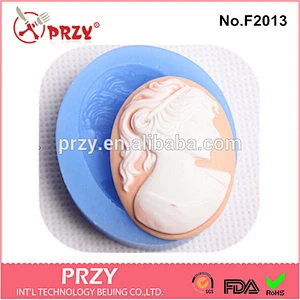 F2013 PRZY cake decorating gum paste custom silicone bake mold