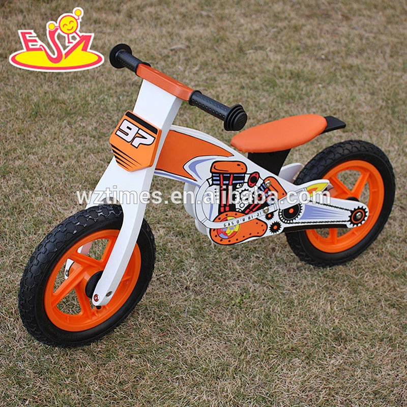 2018 hot sale kids wooden bike,popular wooden balance bike,new fashion kids bike W16C157