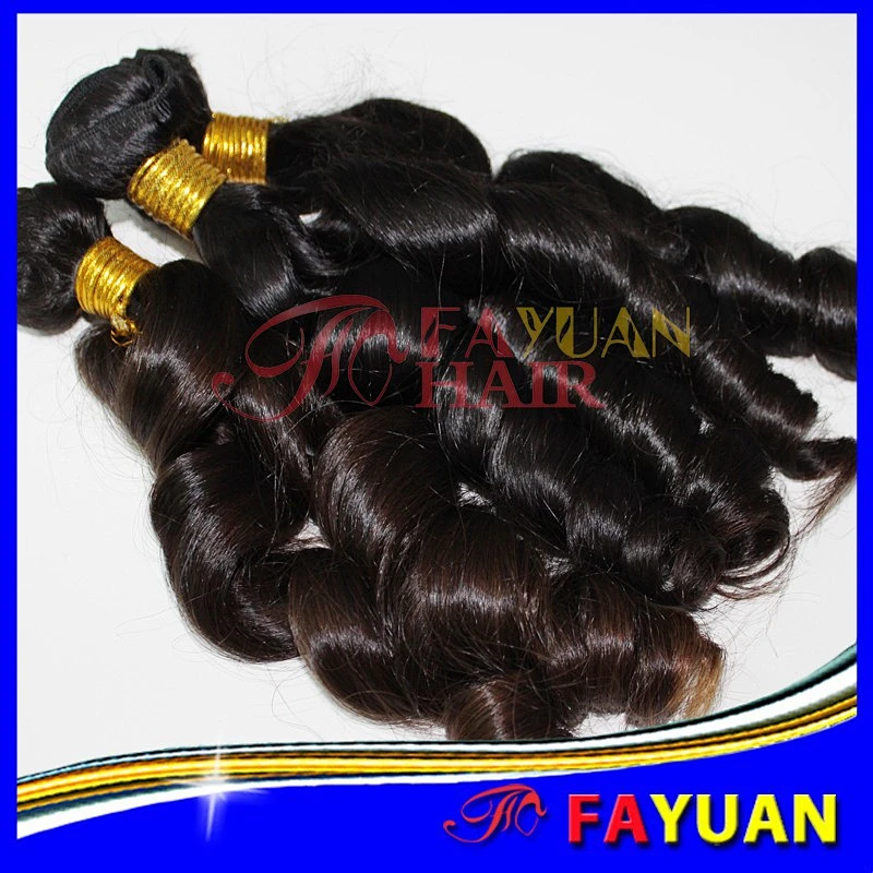 7a Peruvian loose curls 100% human hair extensions wholesale hair