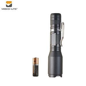 2018 Best Selling 1AA Battery  Zoomable Torch 100 lumens Pen light  Aluminium Flashlight