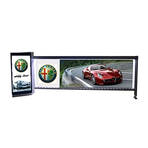 Advertisement Fence Barrier Intelligent Advertising Barrier For Commercial Parking Lots