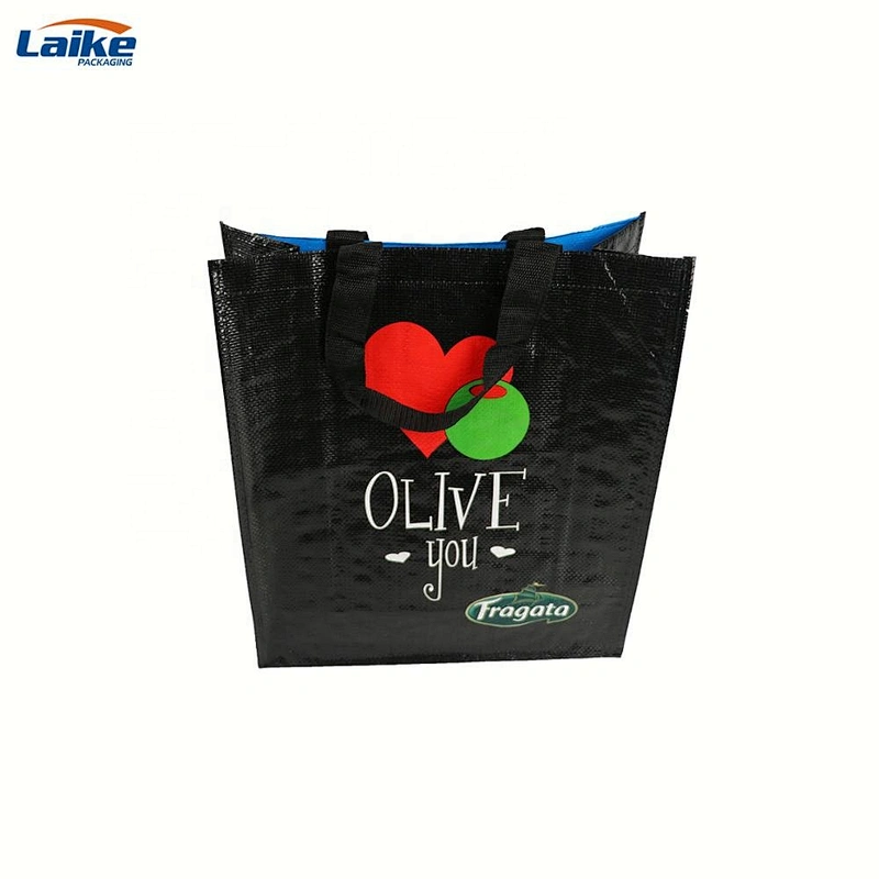 Wholesale laminated pp non woven waterproof eco friendly cloth grocery beach bags tote