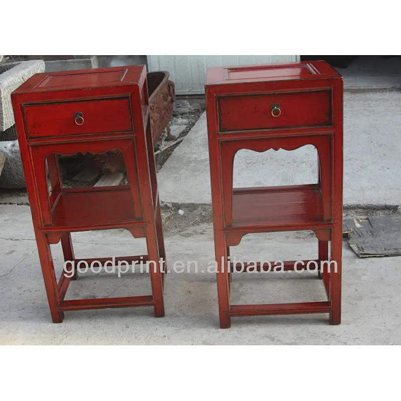 Chinese Antique Vintage Wooden Flower Stand