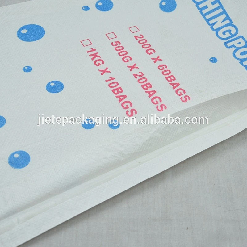 Big volume clothes washing powder pp woven big bags packaging detergent powder