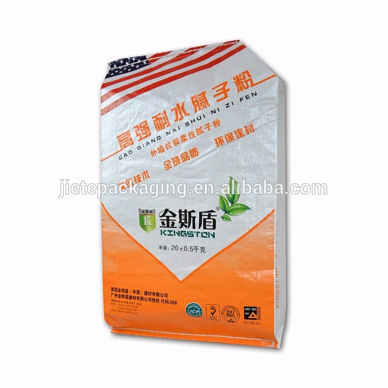 Valve port durable empty pp woven printed cement bags 25kg 50kg