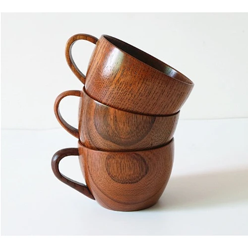 Creative wood cup, water cup, coffee cup