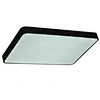 Hot selling hotel designer black acrylic ceiling led light living room rectangle for kitchen