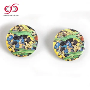 Cheap promotion blazer safety pin badge custom blank button badge 44mm with safe pin for  children