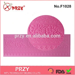 F1028 cake decoration mold silicone lace fondant mold