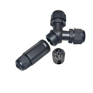 IP67 3pin T type cable splitter waterproof  m20 connector