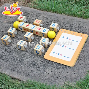 2018 wholesale baby wooden learning blocks new design kids wooden learning blocks best children wooden learning blocks W12F017