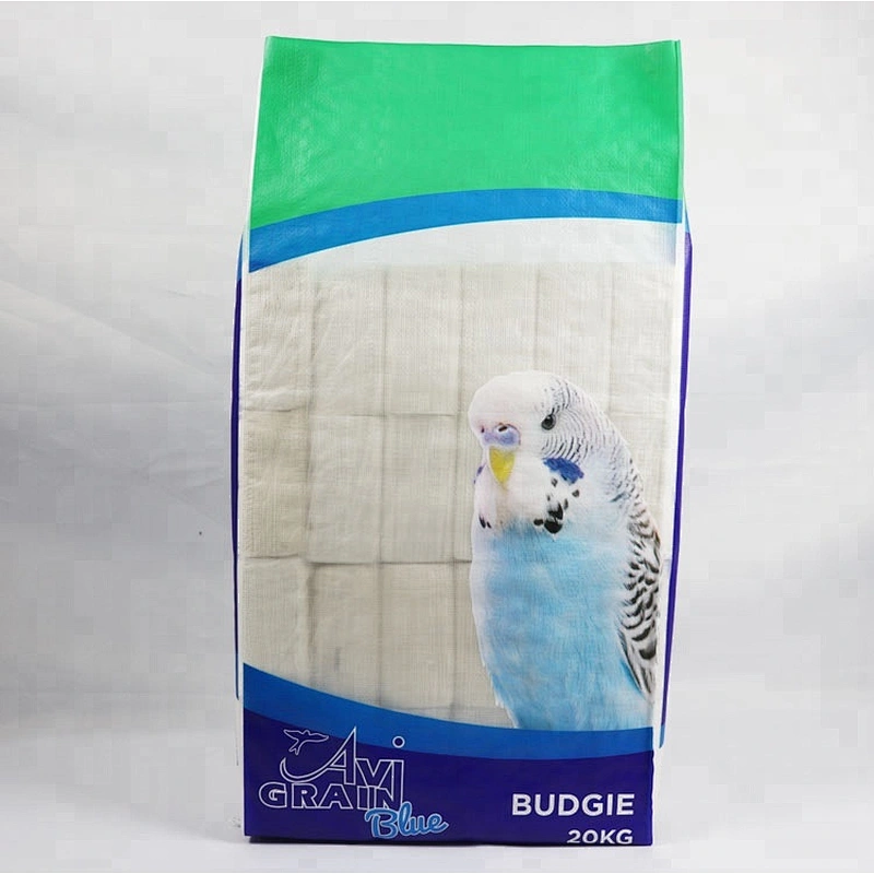 China bopp laminated pp woven birdseed packaging bag,animal feed bag pp woven