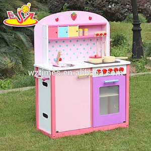 Juguete de cocina de madera de diseño nuevo para niños W10C231.