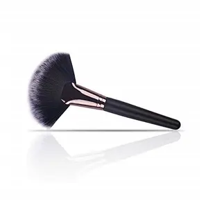 Wholesale makeup tools custom logo makeup fan powder blush contour brush