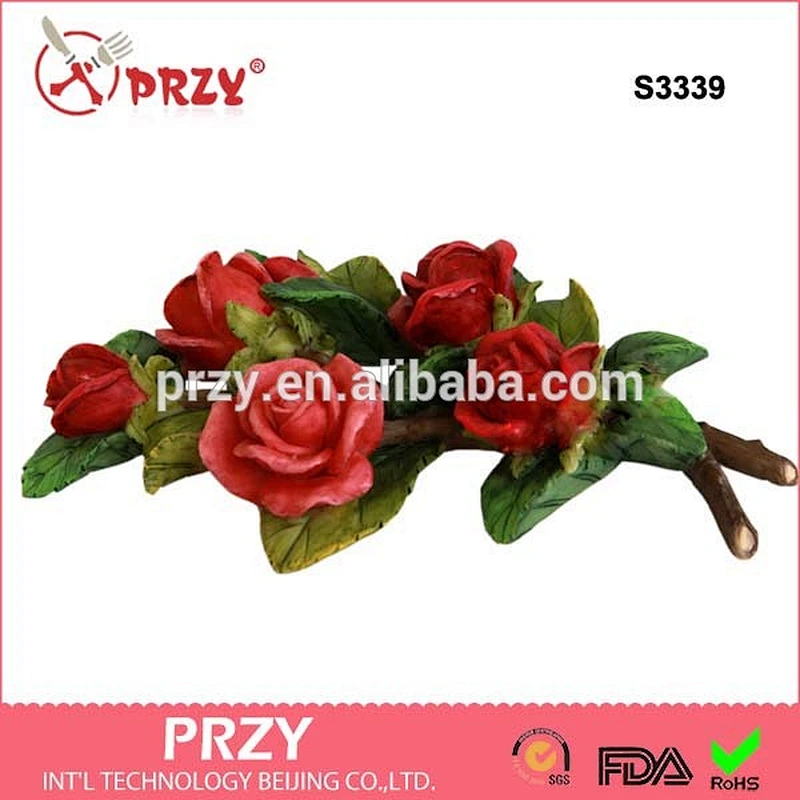 S3339 Beijing PRZY flower with leaf silicone mold for soap branch silicone decorative cake mold