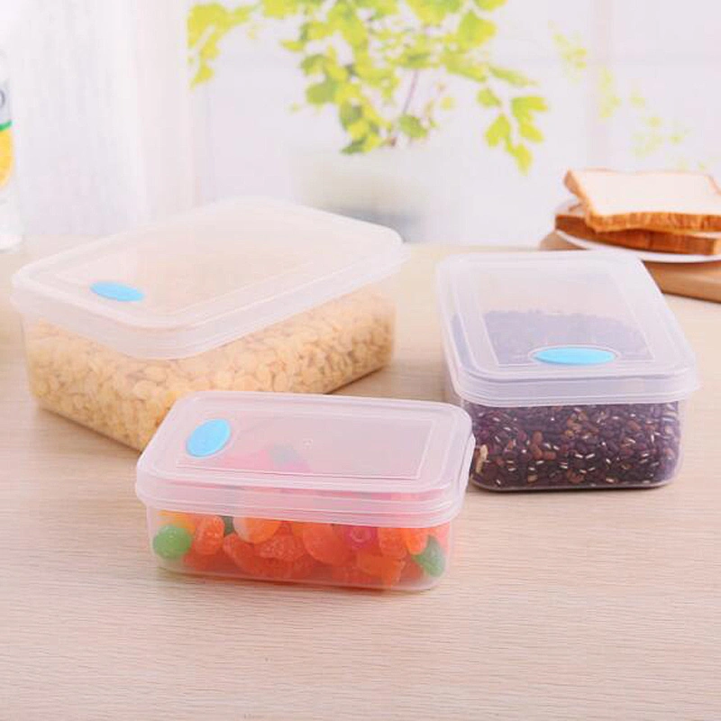 Free Sample Leakproof Food Containers Transparent Sealed Bento Box Three Piece of Sets China Supplier Lunch Box For Kids