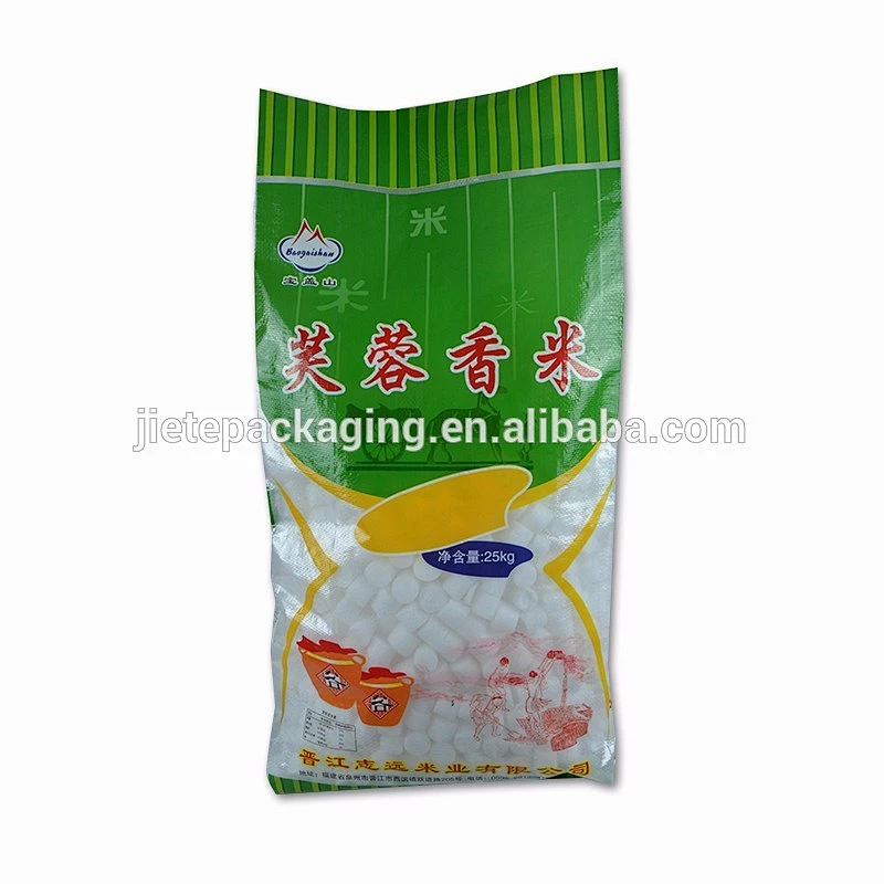 Attractive price custom weave rice packaging plastic pp woven bag 25kg