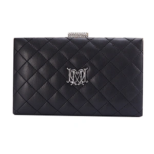 OEM design embroidered diamond type lattice clutch bags india wholesale
