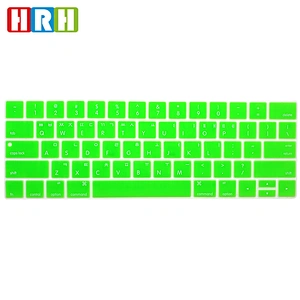 Custom Keyboard korean Skin Silicone Cover colored laptop keyboard skin cover keyboard  for macbook pro 13 touch bar