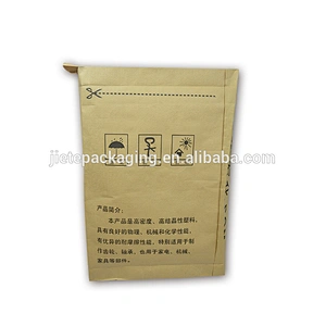 25kg 50kg cement, flour, chemical in kraft paper bag with valve port