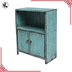 chinese antique lacquered side cabinet furniture