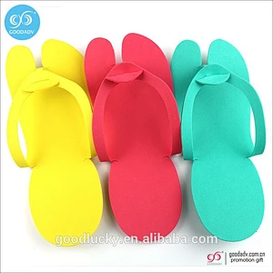 Cheap wholesale custom printed color disposable flip flops with brand logo