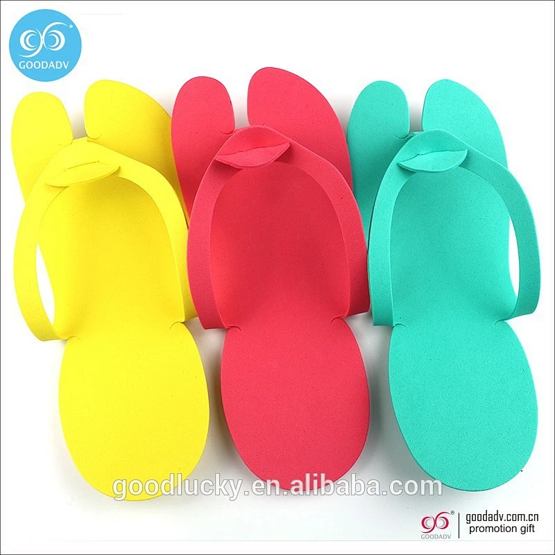 Cheap wholesale custom printed color disposable flip flops with brand logo