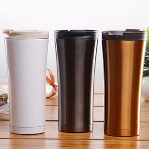 Customized logo Vacuum Mug Couple Coffee Cup Double Wall 304 Stainless Steel Vacuum Flask Insulation Cup
