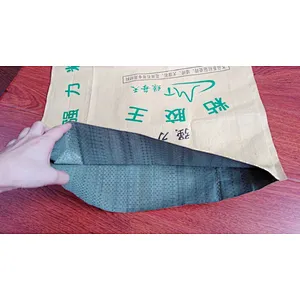 Moistureproof mildew 25kg kraft paper laminated plastic cement bag for dry mortar,tile adhesive,wall putty,gypsum powder