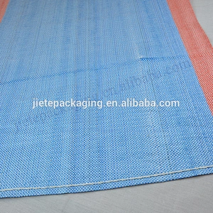 Customized blue pp woven packaging bag wheat flour sacks for fertilizer,sand,feed,rice,sugar,cement