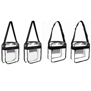 Customized transparent PVC clear plastic bags with zipper