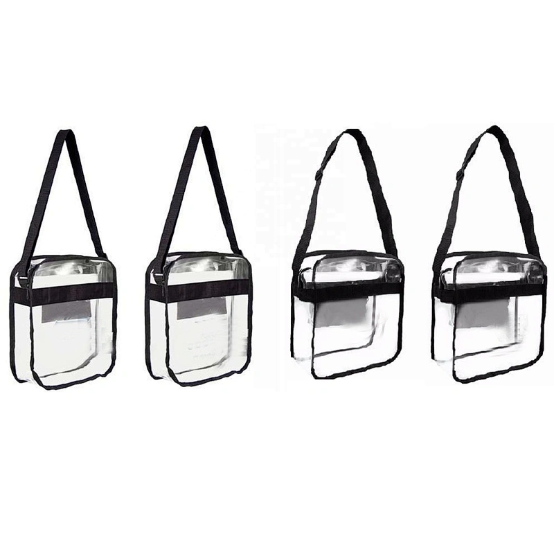 Customized transparent PVC clear plastic bags with zipper