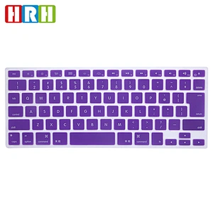 Wholesale Supplier English Colorful Silicone Keyboard Dust Cover For Macbook Air 13 japan version