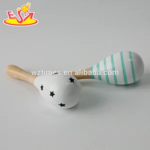 Wholesale best quality musical early learning wooden sand ball toy W07I128