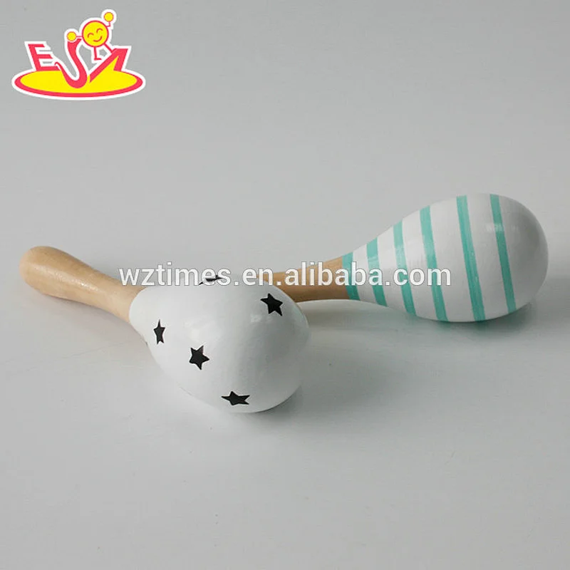 Wholesale best quality musical early learning wooden sand ball toy W07I128