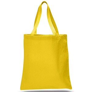 2019 Customise Personalized Natural Cotton Canvas Tote Bag With Outside Pockets