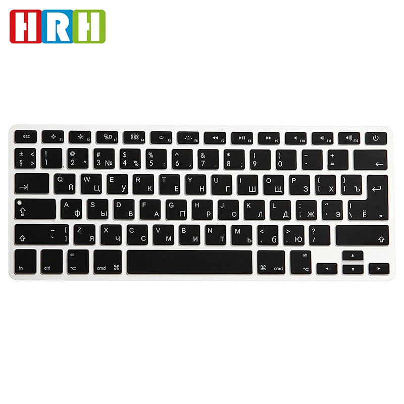 Russian languages custom laptop keyboard skin Keyboard Protector film For Macbook Pro Air Retina 13