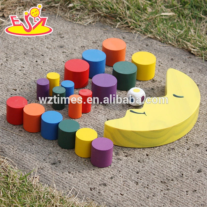 2018 wholesale cheap wooden balance toys for toddlers, educational wooden balance toys for toddlers W11F064