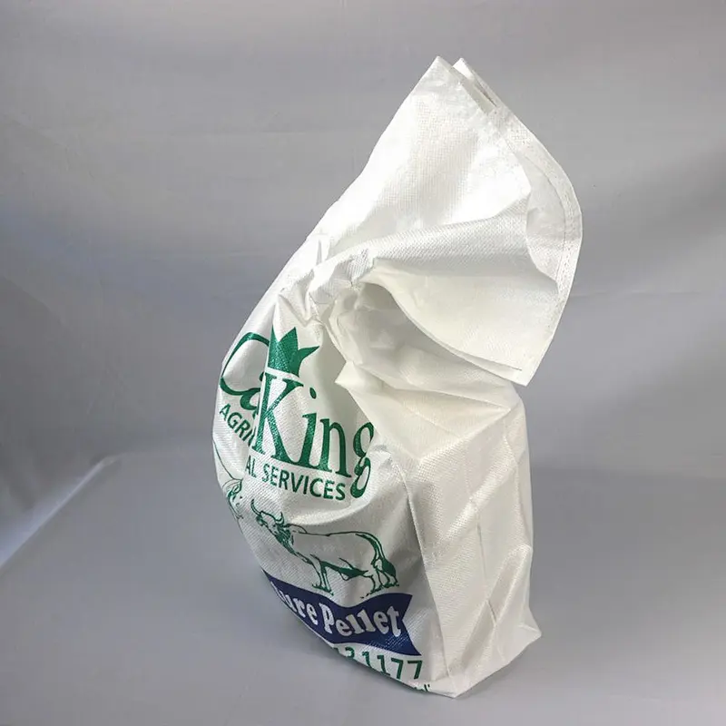High quality white woven bag